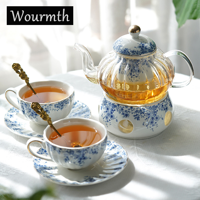 Coffee Tea And Sugar Set - İngiliz tarzı İkindi Çayı Seti, Çiçek