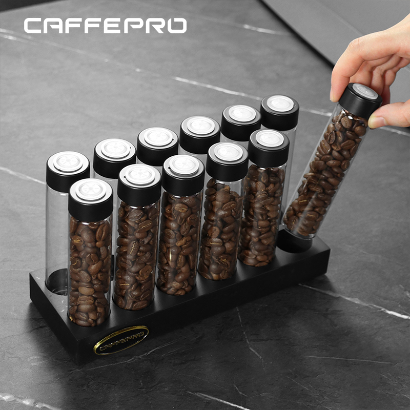Coffee Tea And Sugar Set - Caffepro Kahve Çekirdekleri Saklama Tüpü, Tek